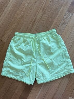 Standard Cloth Men's Neon Yellow Swim Shorts